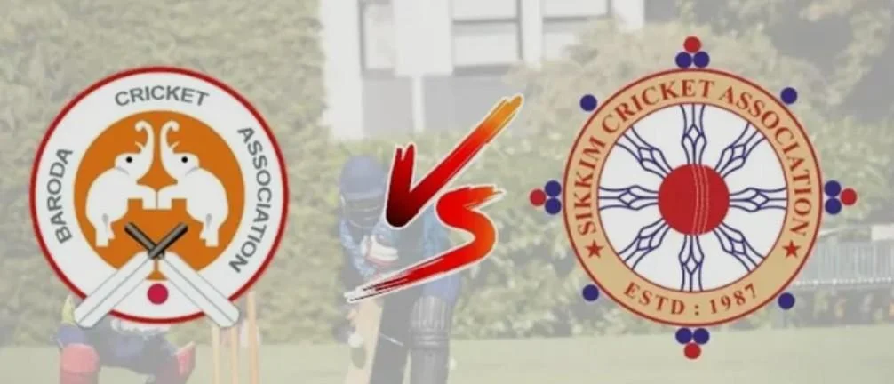 Baroda cricket team vs Sikkim cricket team match scorecard